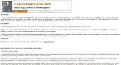 Desktop Screenshot of canalmaps.net