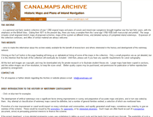 Tablet Screenshot of canalmaps.net